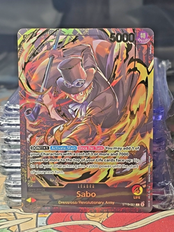 Sabo PREMIUM CARD COLLECTION LEADER COLLECTION ST13-001 ONE PIECE TCG NM - Image 1