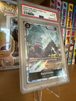 One Piece CCG Bartolomeo PRB01 OP04-089 Alt Art PSA GEM MT 10 - Image 2