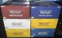 One Piece TCG Bulk Lot OP01, OP02, OP03, OP04(x2), and OP05 (READ DISC) - Image 1