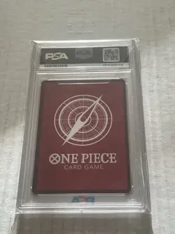 One Piece PSA Magazine Exclusive Monkey D Luffy Leader Alt Art PSA 9 English - Image 2