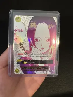 One Piece Op-14 Boa Handcock You’ll Frighten Me Alt Art Mint Condition OP14 - Image 1