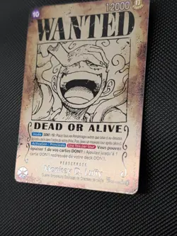 🇫🇷 One Piece OP09 Monkey D. Luffy WANTED SP Alt art (op05-119) Fr Mint - Image 4