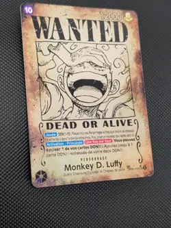 🇫🇷 One Piece OP09 Monkey D. Luffy WANTED SP Alt art (op05-119) Fr Mint - Image 5