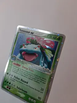 Pokemon Venusaur ex 112/112 FireRed & LeafGreen Holo Ultra Rare 150HP 2004 Card - Image 3