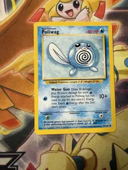 POLIWAG - 59/102 - Base Set - 4th Print - 1999-2000 - Pokemon Card - NM - Image 1