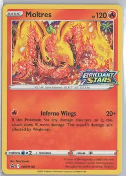 Moltres Promo SWSH: Sword & Shield Promo Cards SWSH185 NM - Image 1