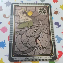 Pokai Gaku Gym Leader Brock Ultra Rare 153/152 ART YEUH Pokemon Fan Art card - Image 1