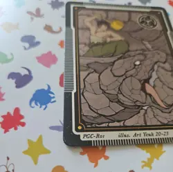 Pokai Gaku Gym Leader Brock Ultra Rare 153/152 ART YEUH Pokemon Fan Art card - Image 2