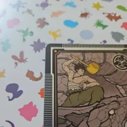 Pokai Gaku Gym Leader Brock Ultra Rare 153/152 ART YEUH Pokemon Fan Art card - Image 3