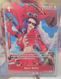 Belo Betty OP05-015 Prb01 Parallel Art One Piece TCG Game Card NM - Image 1