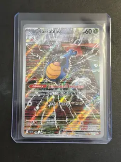 Pokemon TCG Karrablast 094/086 Black Bolt Illustration Rare Card Sv: Black - Image 1