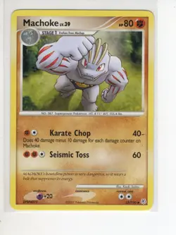 MACHOKE DIAMOND & PEARL BASE POKEMON CARD 53/130 MP - Image 1