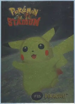 2000 - PIKACHU - Pokemon Card Danone Stadium Shiny Foil - #125 - Card 7/8 HP - Image 1