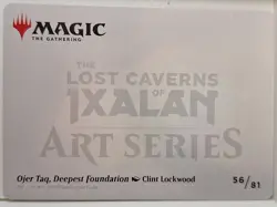 Ojer Taq, Deepest Foundation - GOLD STAMPED ART CARD - Magic the Gathering MTG - Image 2