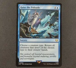 Raise the Palisade 0023 Lord of the Rings Tales Middle Earth MTG Card - Image 1