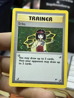 #2 Erika 16/132 Gym Heroes 2000 Holo Rare WOTC Pokemon Card TCG - Image 3