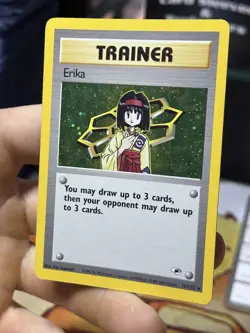#2 Erika 16/132 Gym Heroes 2000 Holo Rare WOTC Pokemon Card TCG - Image 4