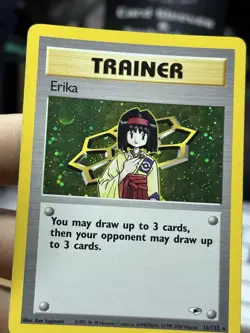 #2 Erika 16/132 Gym Heroes 2000 Holo Rare WOTC Pokemon Card TCG - Image 5