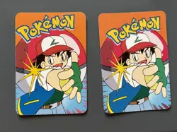 Rattata Raticate #19 #20 Vending Prism Holo Sticker Card 2000 Pokemon CNo2 - Image 2