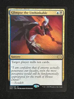 1x MTG Glimpse the Unthinkable - Double Masters 2022 (2X2) #218 - Magic - Image 1
