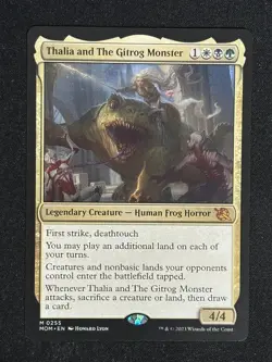 1x MTG Thalia and The Gitrog Monster - March of the Machine (MOM) #255 - Magic - Image 1