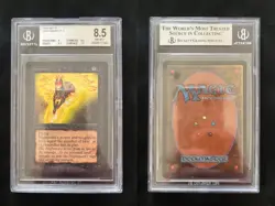 Nightmare BETA Mtg MINT Graded BGS 8.5 BASIC+++ (9/9.5/9.5/7.5) - Image 1