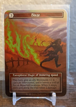 Sorcery Contested Realms - Beta - Blaze Foil NM - Image 1