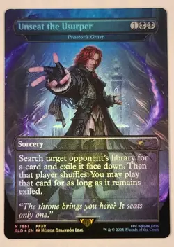 Unseat the Usurper - Praetor's Grasp (Rainbow Foil) Secret Lair Drop Foil - Image 1