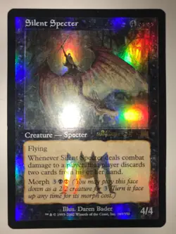 Silent Specter *FOIL* Rare Onslaught 2002 Promo (NM) MTG - Magic The Gathering - Image 1