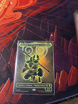 Aang, Swift Savior (Borderless) (Neon Ink Foil) Avatar: The Last Airbender Foil - Image 1