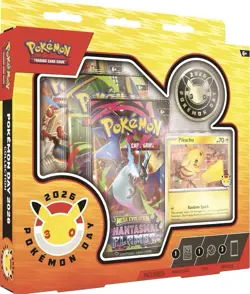 Pokemon Day 2026 - Pikachu Promo + Coin - 3 Boosters - Sealed - PRESALE - Image 3