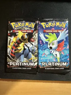 Pokemon Platinum 2009 Sealed Booster Packs x2 - Image 1