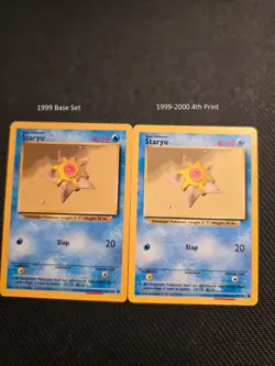 Vintage Pokemon Staryu 65/102 Base Set 1999-2000 4th Printing - Image 4