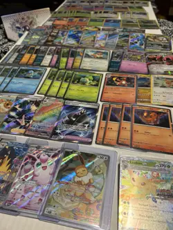 pokemon cards lot of 107 Cards! - Image 1
