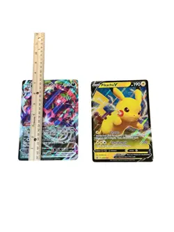 Set Of 50 Pokemon Cards In Sleeve Protectors - Includes 7 Jumbo 2 Medium & 41 - Image 3