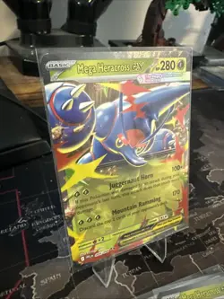 Pokemon TCG Mega Heracross ex 004/094 Me02: Phantasmal Flames Double Rare - Image 2