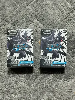 Pokemon Black Bolt Booster Bundle, Lot of 2, Brand New, Sealed, Ships Fast - Image 1