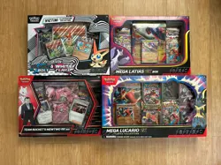 Pokemon Sealed Lot of 4 Boxes - (S&V/Mega) - 17 Packs - Image 1