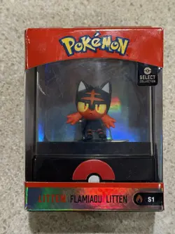 Rare Pokemon Select Collection Series 1 Litten 2-Inch Mini Figure. S1 - Image 1