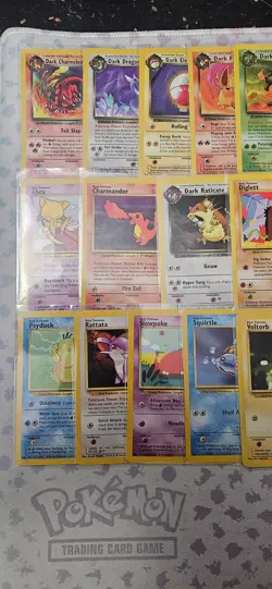 Pokemon Team ROCKET Complete Common/ Uncommon Set LP - Image 2