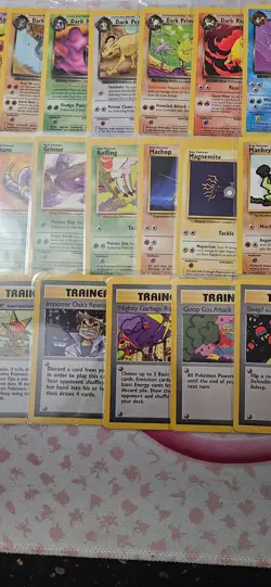 Pokemon Team ROCKET Complete Common/ Uncommon Set LP - Image 4