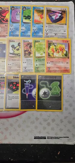 Pokemon Team ROCKET Complete Common/ Uncommon Set LP - Image 5