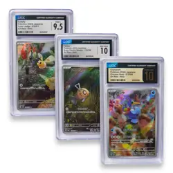 Pokemon Slab Lot of 3 Cutiefly, Feebas, Cramorant Full Art JP CGC Graded Slabs - Image 1