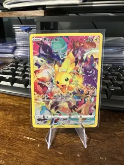 Pokemon Pikachu TCG Full Art Secret Rare Holo Crown Zenith 160/159 Sword Shield - Image 1