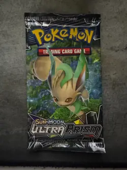 Ultra Prism Loose Sealed Booster Pack - Pokemon Sun & Moon TCG Random Artwork - Image 1