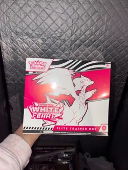 Pokemon Scarlet & Violet White Flare Elite Trainer Box ETB Sealed from kiosk - Image 1