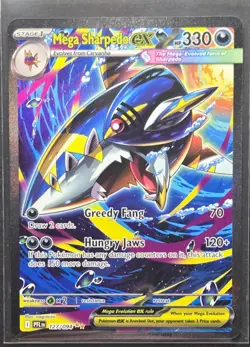 Mega Sharpedo EX 127/094 Phantasmal Flames SIR Pokemon 2025 - Image 1