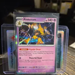 Pokemon TCG Abra 054 Kadabra 055 And Alakazam 056 (Reverse Holo) Mega Evolution - Image 2