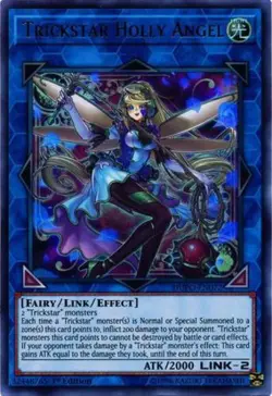 Yugioh! LP Trickstar Holly Angel - DUPO-EN072 - Ultra Rare - 1st Edition Lightly - Image 1