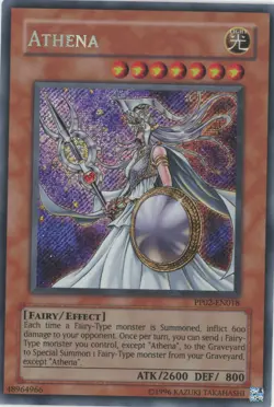 Yugioh Athena PP02-EN018 Secret Rare LP - Image 1